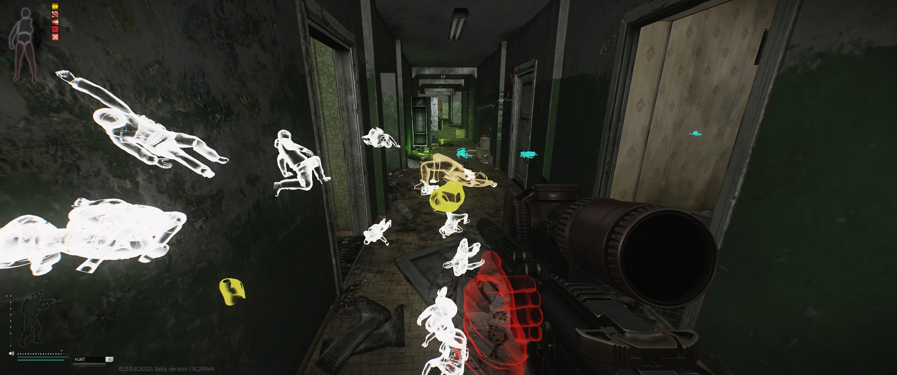 Escape From Tarkov loot ESP highlighting valuable items